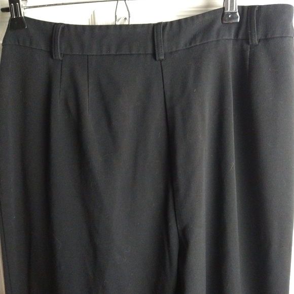 $  Norton McNaughton black clasp zip close stretch dress pants. Size 12 - Picture 8 of 10